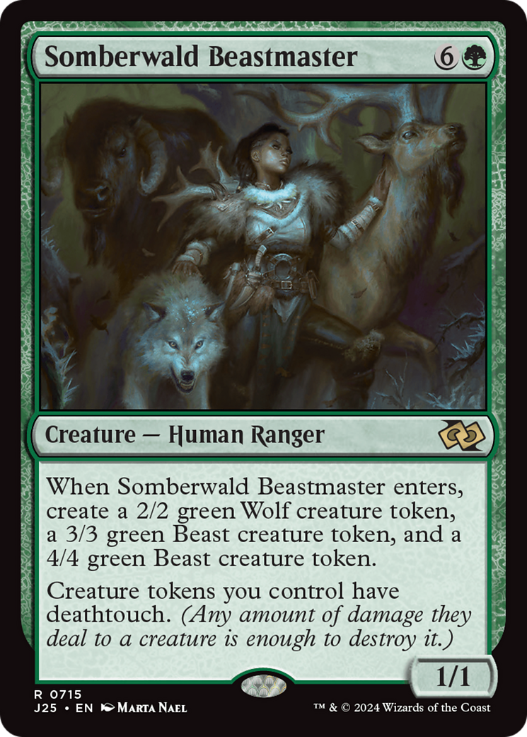 Somberwald Beastmaster [Foundations Jumpstart] | Jomio and Rueliete's Cards and Comics