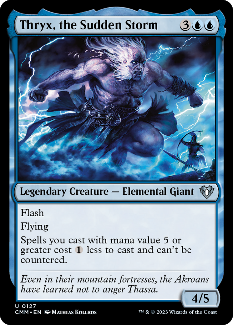 Thryx, the Sudden Storm [Commander Masters] | Jomio and Rueliete's Cards and Comics
