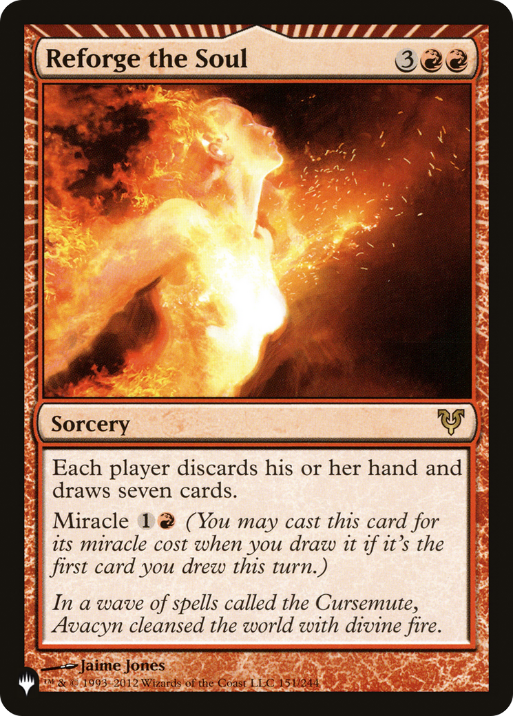 Reforge the Soul [The List] | Jomio and Rueliete's Cards and Comics