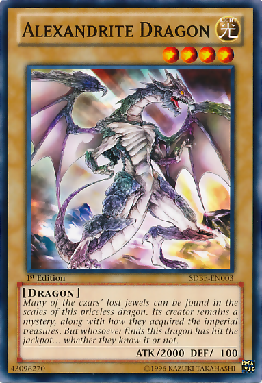Alexandrite Dragon [SDBE-EN003] Common | Jomio and Rueliete's Cards and Comics