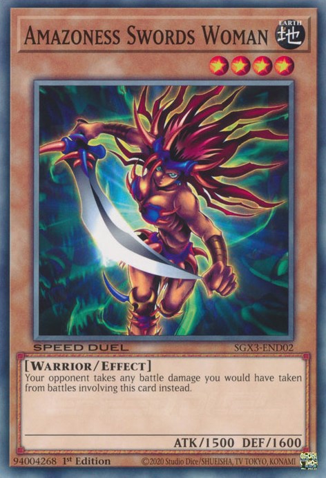 Amazoness Swords Woman [SGX3-END02] Common | Jomio and Rueliete's Cards and Comics