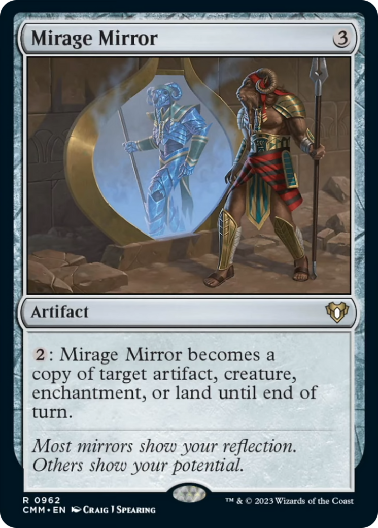 Mirage Mirror [Commander Masters] | Jomio and Rueliete's Cards and Comics