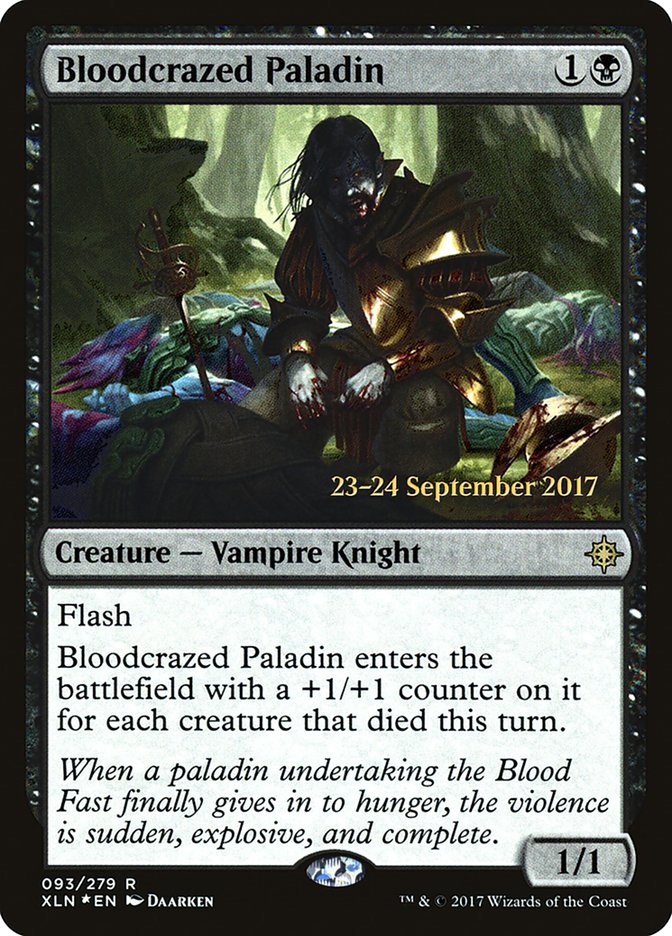 Bloodcrazed Paladin [Ixalan Prerelease Promos] | Jomio and Rueliete's Cards and Comics