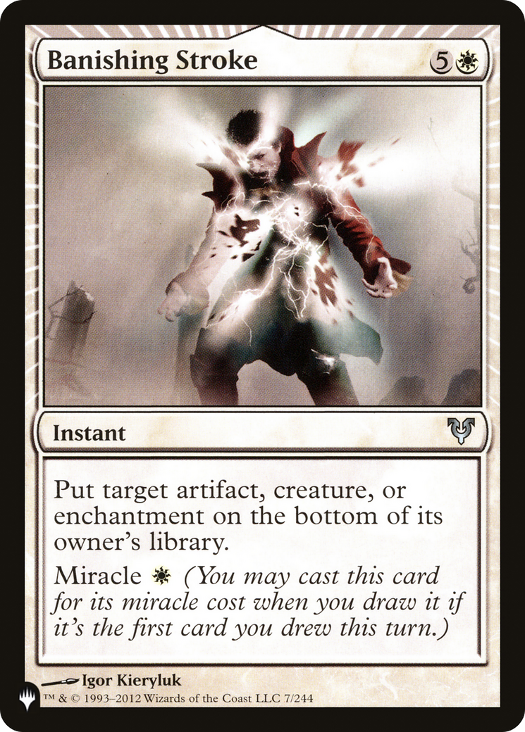 Banishing Stroke [The List] | Jomio and Rueliete's Cards and Comics