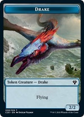 Drake // Insect (018) Double-Sided Token [Commander 2020 Tokens] | Jomio and Rueliete's Cards and Comics