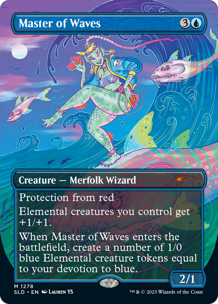 Master of Waves (Borderless) [Secret Lair Drop Series] | Jomio and Rueliete's Cards and Comics