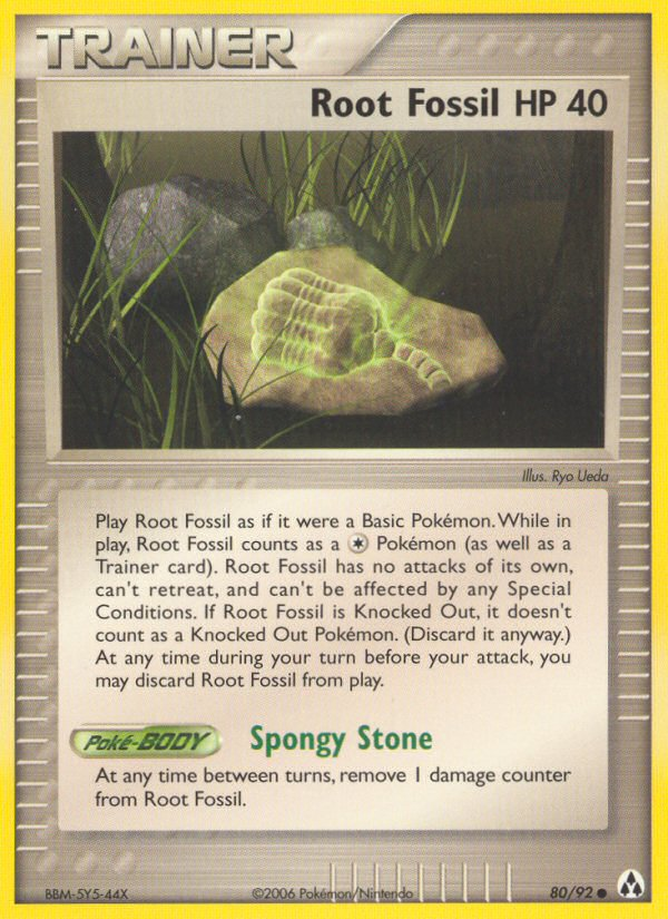 Root Fossil (80/92) [EX: Legend Maker] | Jomio and Rueliete's Cards and Comics