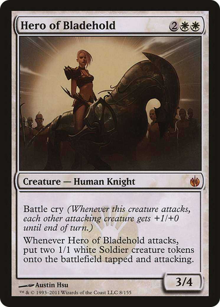 Hero of Bladehold (Mirrodin Besieged) (Oversized) [Oversize Cards] | Jomio and Rueliete's Cards and Comics