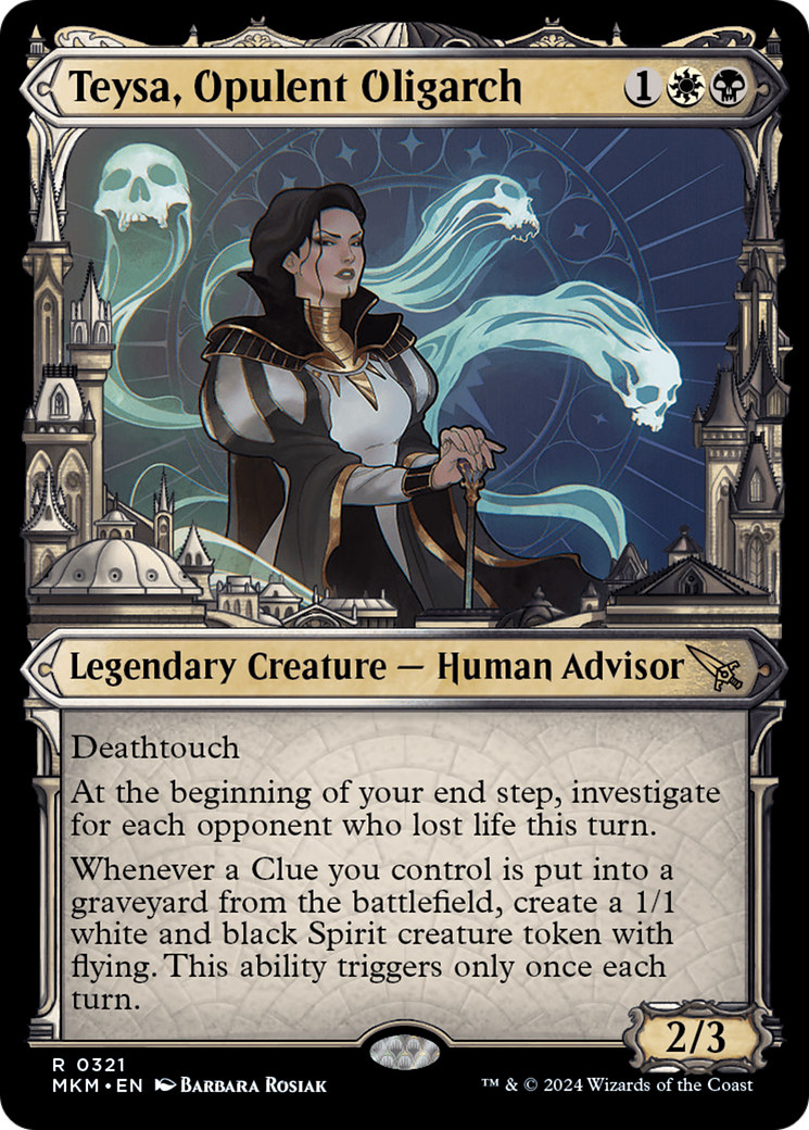 Teysa, Opulent Oligarch (Showcase) (0321) [Murders at Karlov Manor] | Jomio and Rueliete's Cards and Comics