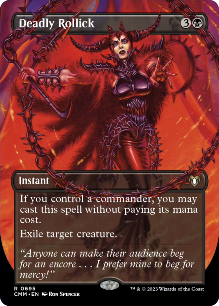 Deadly Rollick (Borderless Alternate Art) [Commander Masters] | Jomio and Rueliete's Cards and Comics