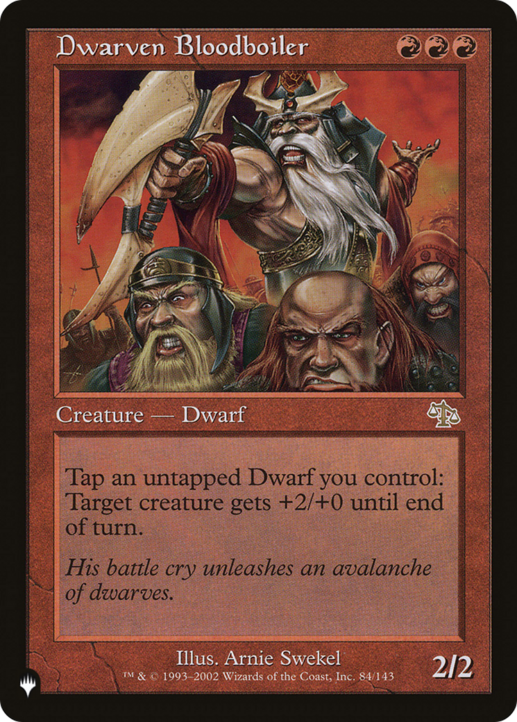 Dwarven Bloodboiler [The List] | Jomio and Rueliete's Cards and Comics