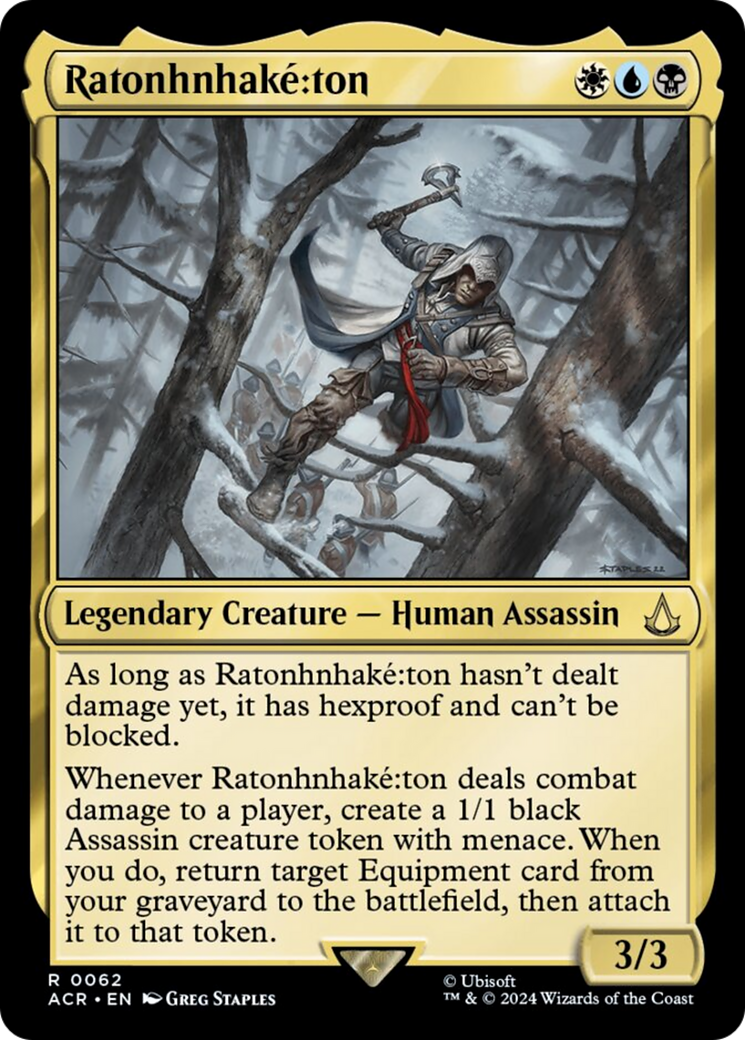 Ratonhnhake:ton [Assassin's Creed] | Jomio and Rueliete's Cards and Comics