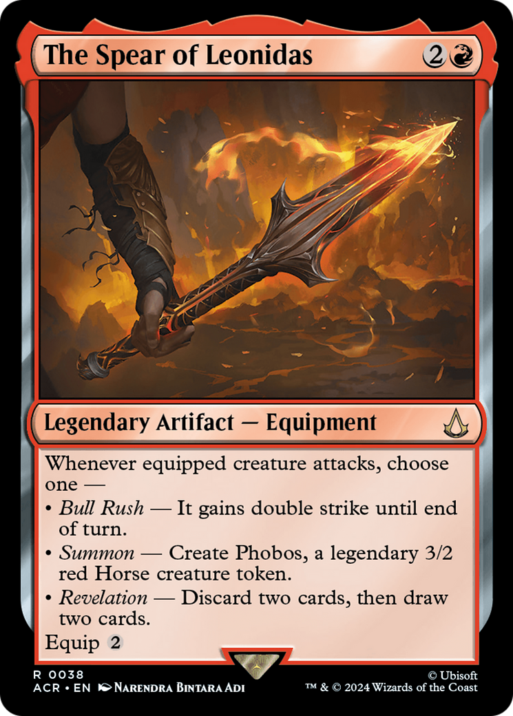 The Spear of Leonidas [Assassin's Creed] | Jomio and Rueliete's Cards and Comics