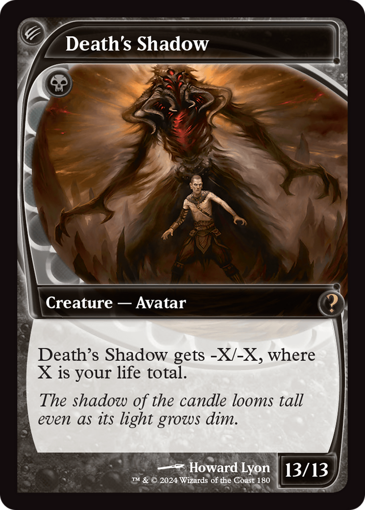 Death's Shadow (Future Sight) [Mystery Booster 2] | Jomio and Rueliete's Cards and Comics