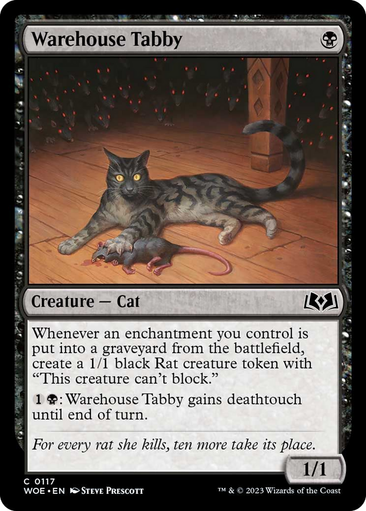 Warehouse Tabby [Wilds of Eldraine] | Jomio and Rueliete's Cards and Comics