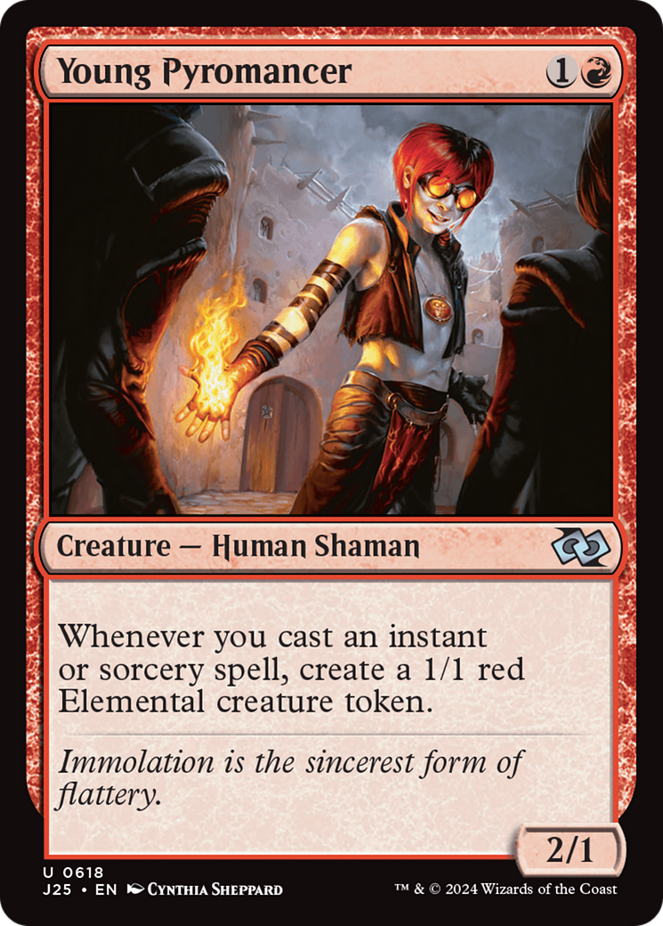 Young Pyromancer [Foundations Jumpstart] | Jomio and Rueliete's Cards and Comics