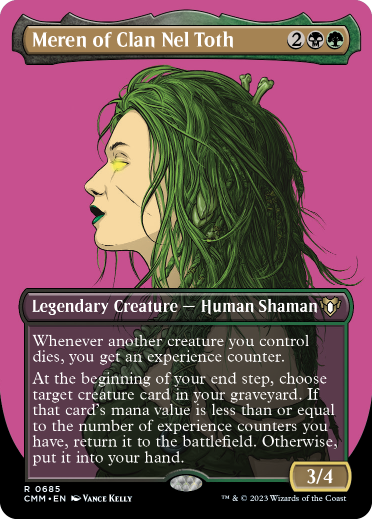 Meren of Clan Nel Toth (Borderless Profile) [Commander Masters] | Jomio and Rueliete's Cards and Comics