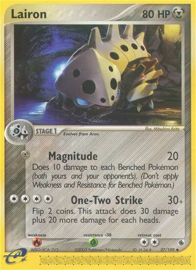 Lairon (37/109) [EX: Ruby & Sapphire] | Jomio and Rueliete's Cards and Comics