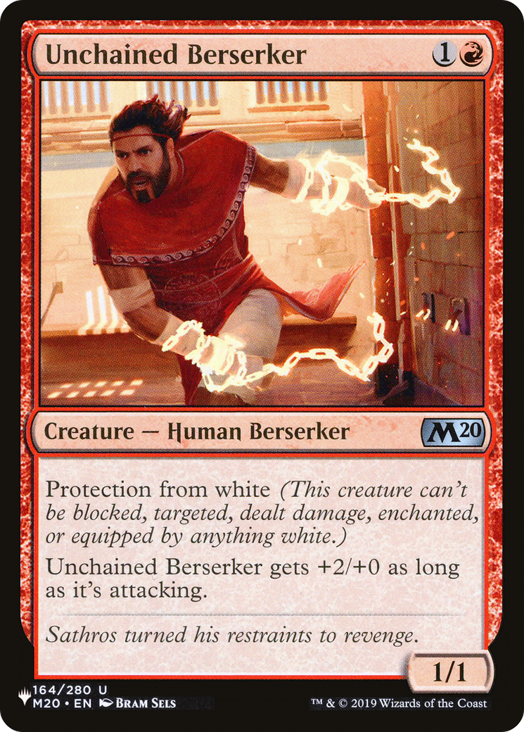 Unchained Berserker [The List] | Jomio and Rueliete's Cards and Comics