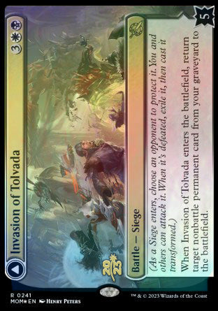 Invasion of Tolvada // The Broken Sky [March of the Machine Prerelease Promos] | Jomio and Rueliete's Cards and Comics