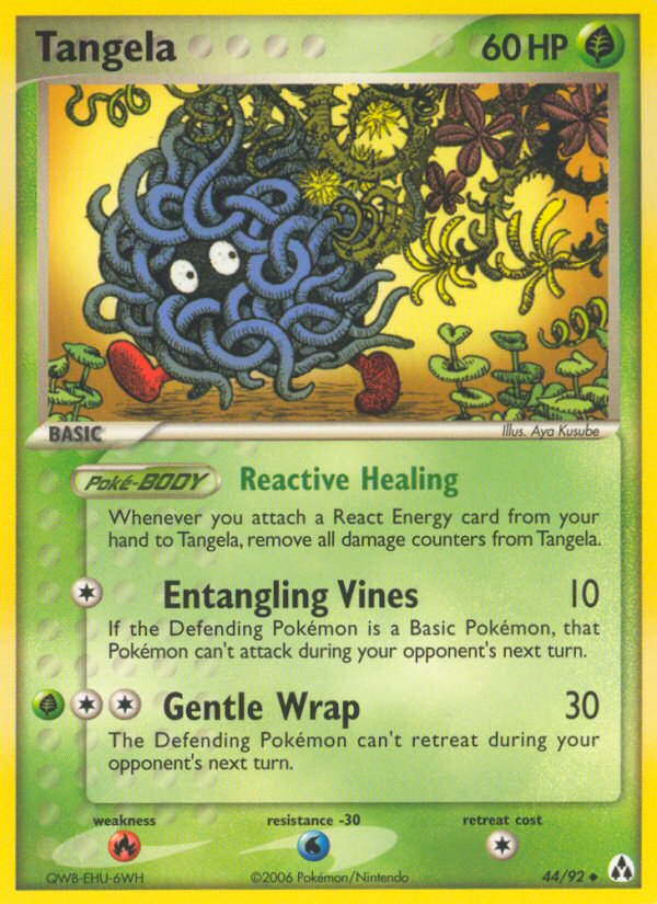 Tangela (44/92) [EX: Legend Maker] | Jomio and Rueliete's Cards and Comics