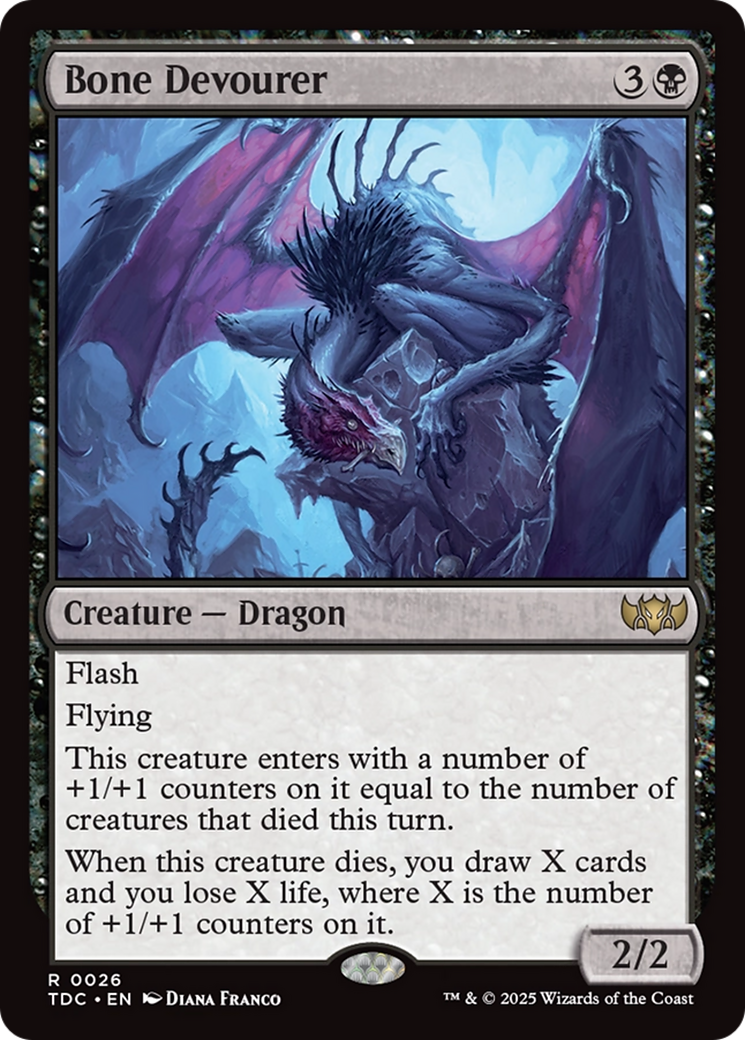 Bone Devourer [Tarkir: Dragonstorm Commander] | Jomio and Rueliete's Cards and Comics