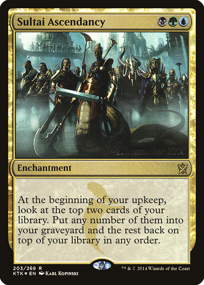 Sultai Ascendancy [Khans of Tarkir Prerelease Promos] | Jomio and Rueliete's Cards and Comics