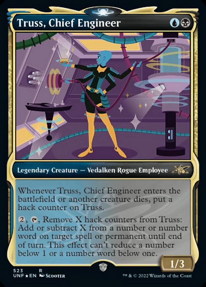Truss, Chief Engineer (Showcase) (Galaxy Foil) [Unfinity] | Jomio and Rueliete's Cards and Comics