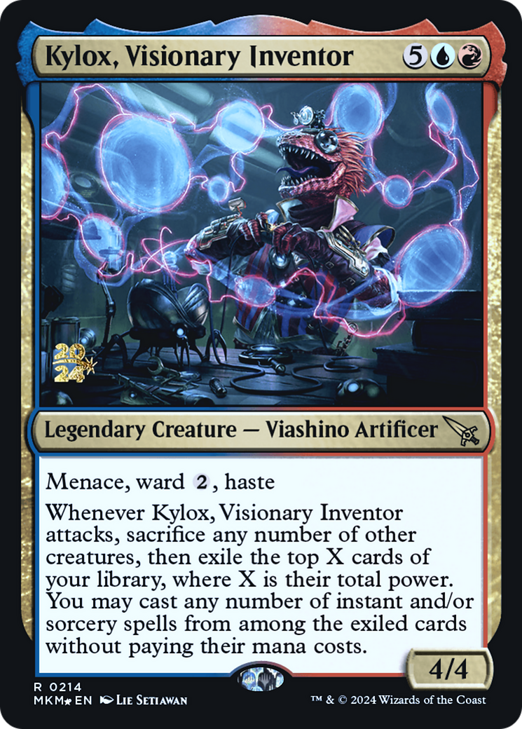 Kylox, Visionary Inventor [Murders at Karlov Manor Prerelease Promos] | Jomio and Rueliete's Cards and Comics