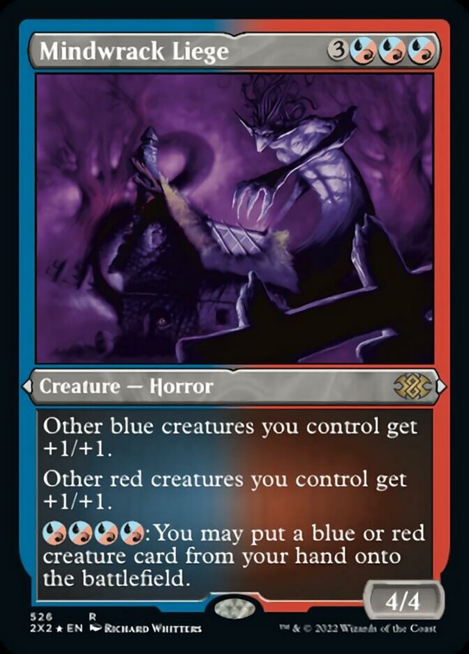 Mindwrack Liege (Foil Etched) [Double Masters 2022] | Jomio and Rueliete's Cards and Comics