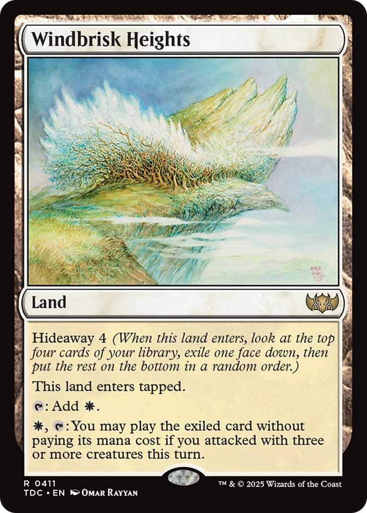 Windbrisk Heights [Tarkir: Dragonstorm Commander] | Jomio and Rueliete's Cards and Comics
