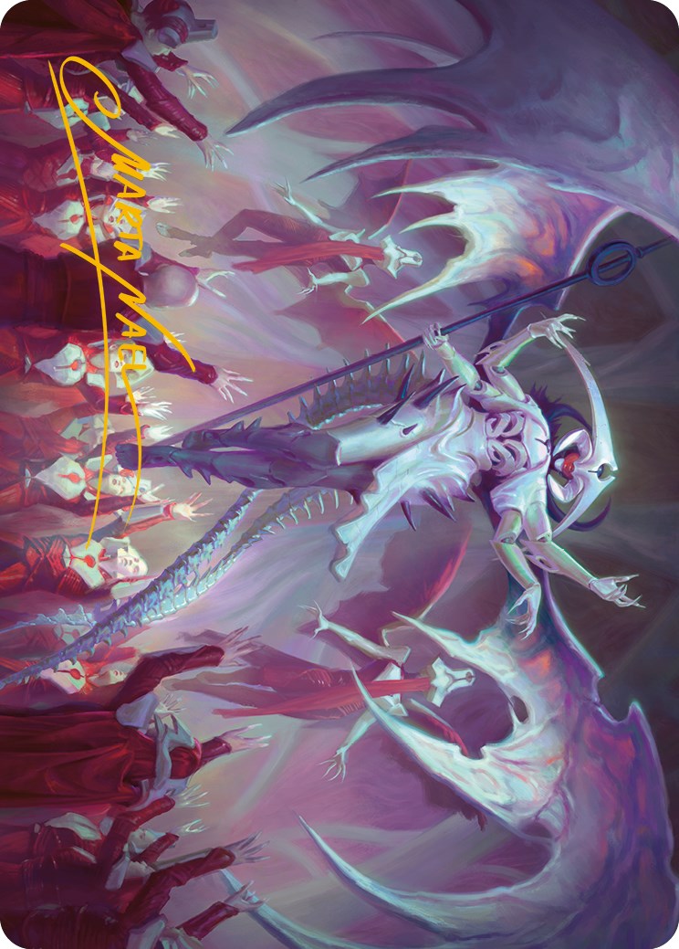 Atraxa, Grand Unifier Art Card (Gold-Stamped Signature) [Phyrexia: All Will Be One Art Series] | Jomio and Rueliete's Cards and Comics