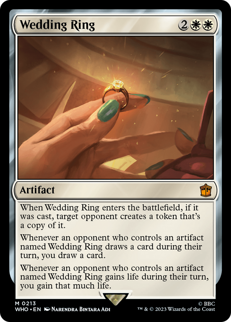 Wedding Ring [Doctor Who] | Jomio and Rueliete's Cards and Comics