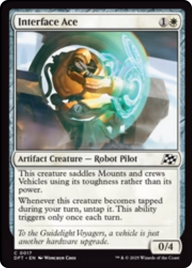 Interface Ace [Aetherdrift] | Jomio and Rueliete's Cards and Comics