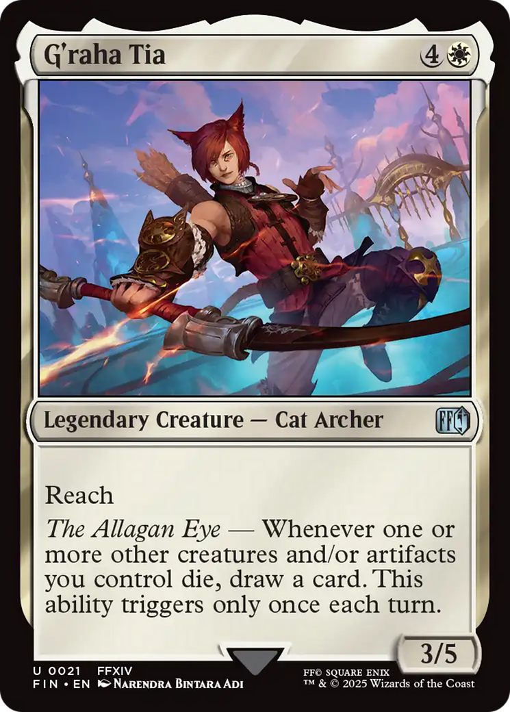 G'raha Tia [FINAL FANTASY] | Jomio and Rueliete's Cards and Comics