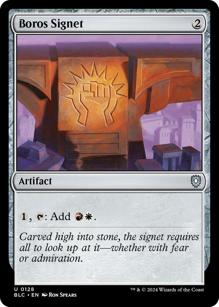 Boros Signet [Bloomburrow Commander] | Jomio and Rueliete's Cards and Comics