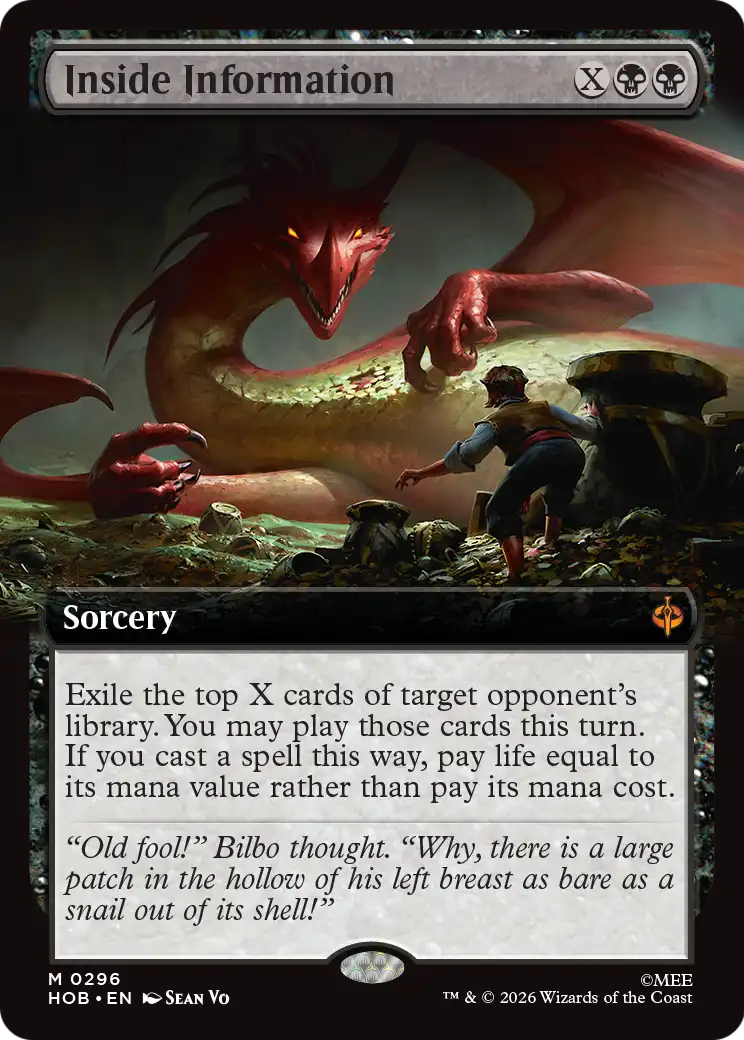 Inside Information (Extended Art) [The Hobbit] | Jomio and Rueliete's Cards and Comics