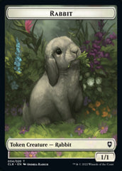 Treasure // Rabbit Double-Sided Token [Commander Legends: Battle for Baldur's Gate Tokens] | Jomio and Rueliete's Cards and Comics