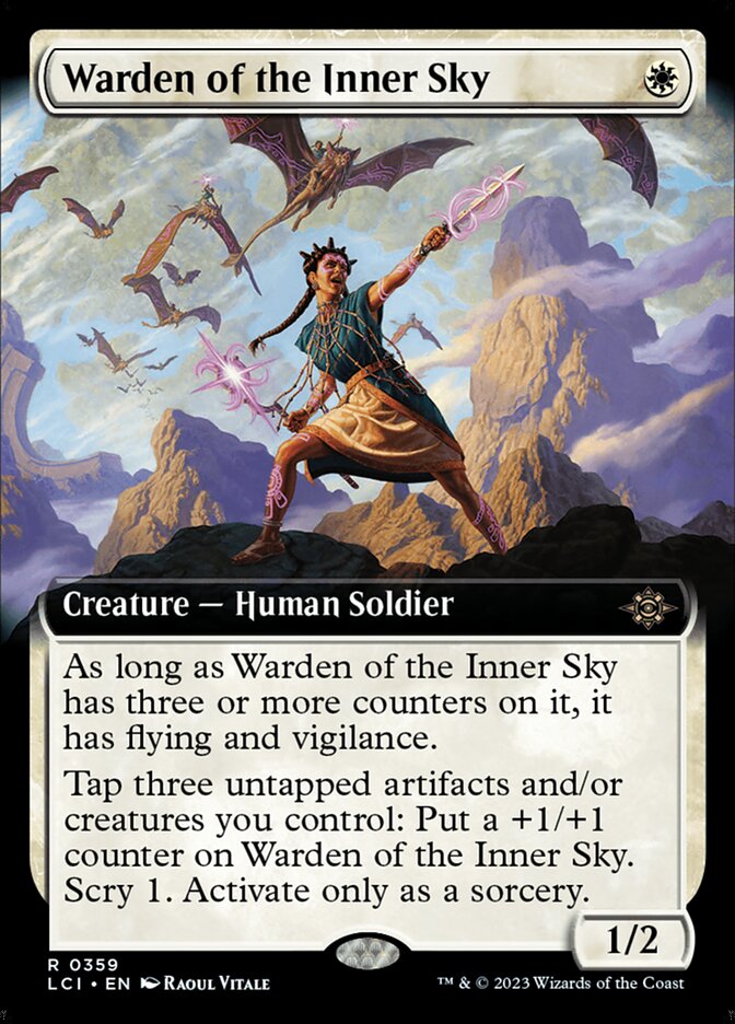 Warden of the Inner Sky (Extended Art) [The Lost Caverns of Ixalan] | Jomio and Rueliete's Cards and Comics