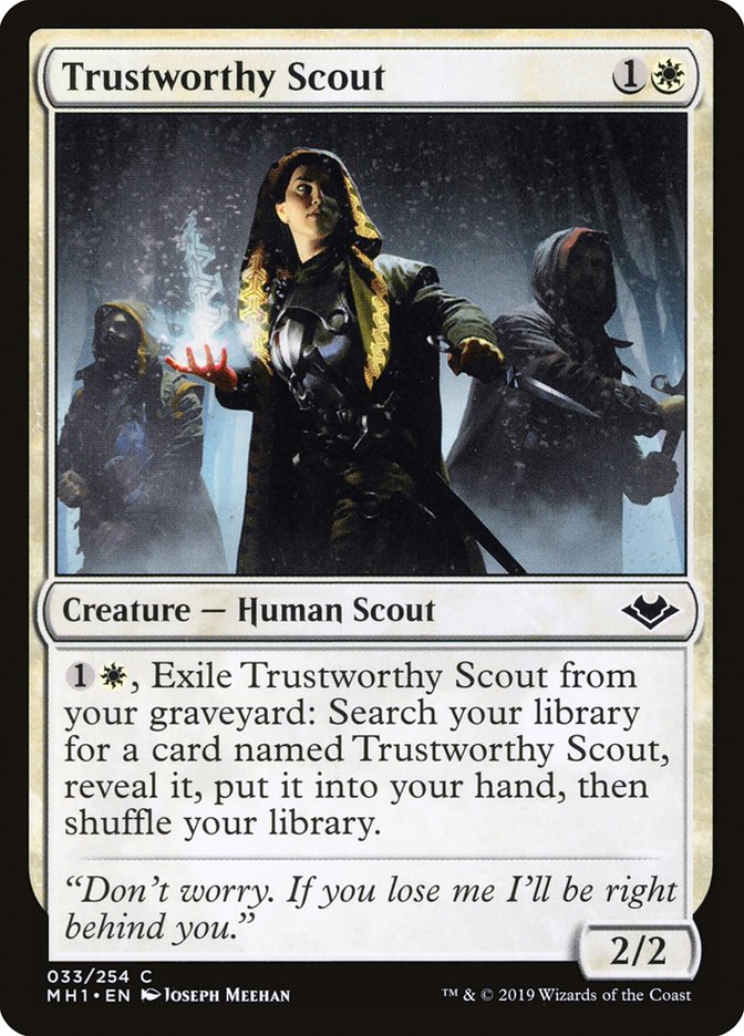 Trustworthy Scout [Modern Horizons] | Jomio and Rueliete's Cards and Comics