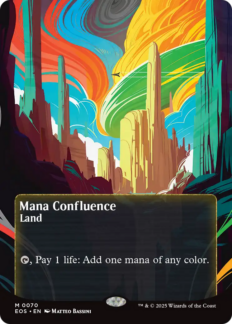 Mana Confluence (0070) (Borderless) [Edge of Eternities: Stellar Sights] | Jomio and Rueliete's Cards and Comics