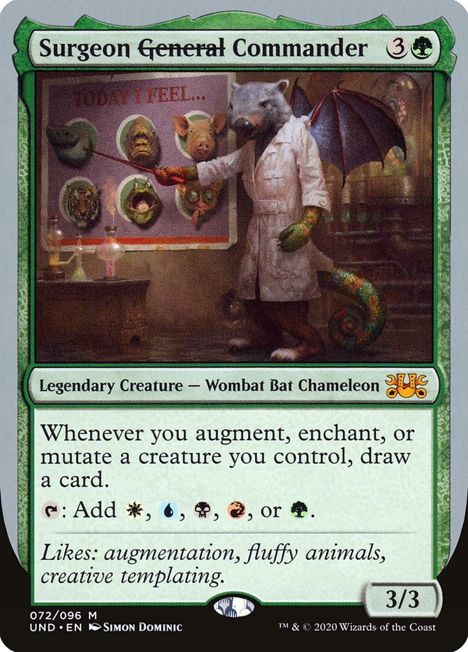 Surgeon General Commander [Unsanctioned] | Jomio and Rueliete's Cards and Comics