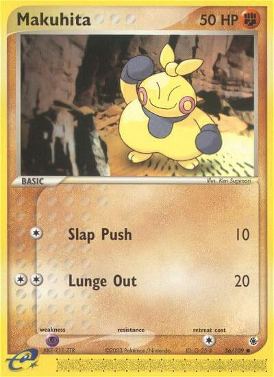 Makuhita (56/109) [EX: Ruby & Sapphire] | Jomio and Rueliete's Cards and Comics
