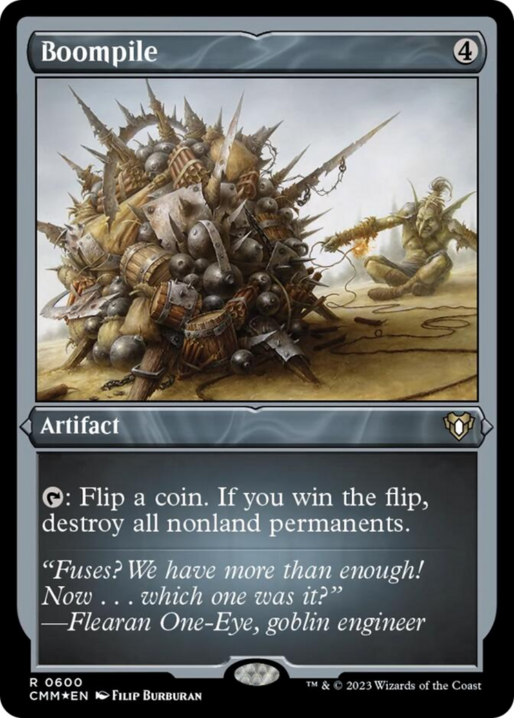 Boompile (Foil Etched) [Commander Masters] | Jomio and Rueliete's Cards and Comics