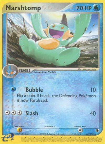 Marshtomp (40/109) [EX: Ruby & Sapphire] | Jomio and Rueliete's Cards and Comics