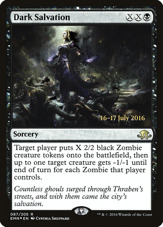 Dark Salvation [Eldritch Moon Prerelease Promos] | Jomio and Rueliete's Cards and Comics