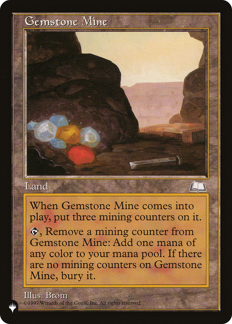 Gemstone Mine (WTH) [The List] | Jomio and Rueliete's Cards and Comics