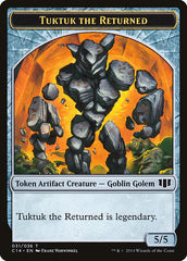 Daretti, Scrap Savant Emblem // Tuktuk the Returned Double-Sided Token [Commander 2014 Tokens] | Jomio and Rueliete's Cards and Comics