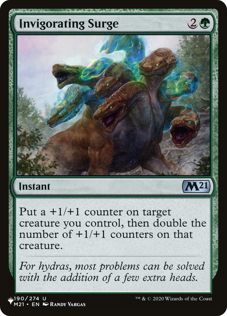 Invigorating Surge [The List] | Jomio and Rueliete's Cards and Comics