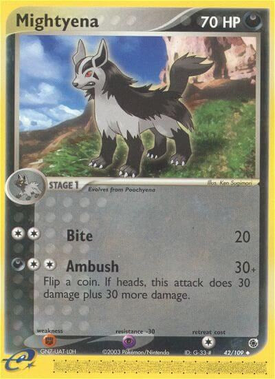 Mightyena (42/109) [EX: Ruby & Sapphire] | Jomio and Rueliete's Cards and Comics
